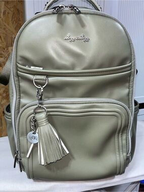 Itzy Ritzy Olive Green Convertible Diaper Backpack Tote